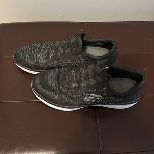 Skechers Sport Active Dual Lite Slip On Sneakers Gray Mens size 12